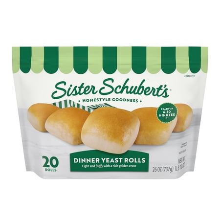 Sister Schubert's Dinner Yeast Rolls 26 Oz, 20 Count