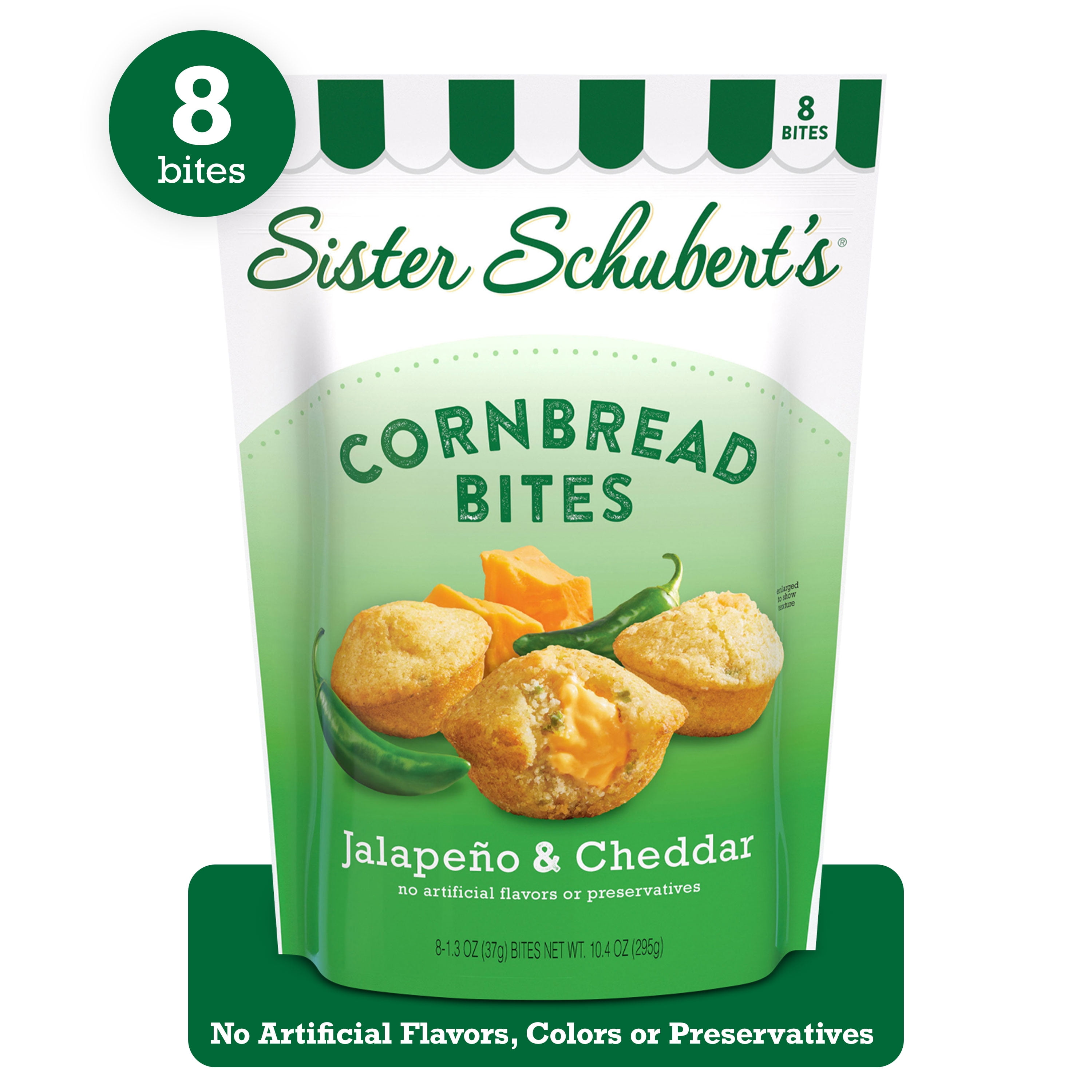 Sister Schubert’s Jalapeño & Cheddar Cornbread Bites, 8oz.