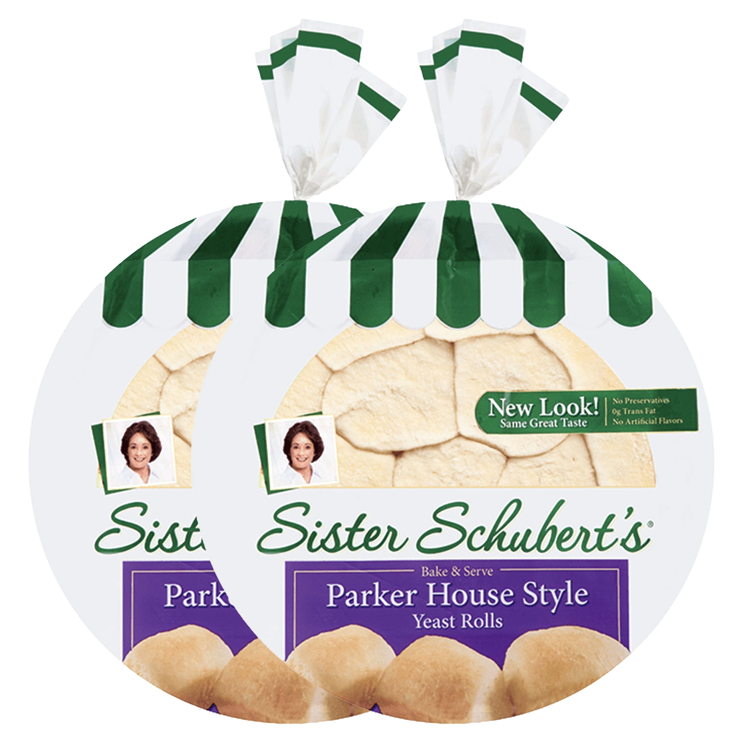 Sister Schubert's Parker House Rolls, 2 Pans of 16 rolls, 20 Ounce (Frozen)
