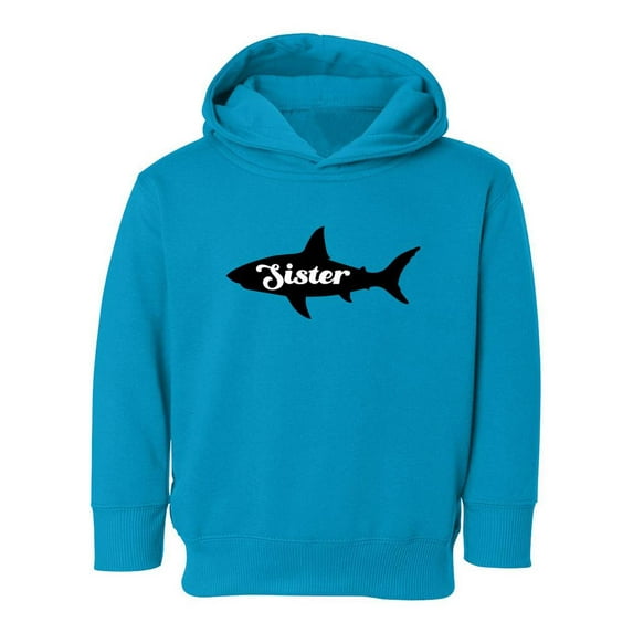 Sister Shark Hoodie Toddler -Smartprints Designs, 5 Toddler