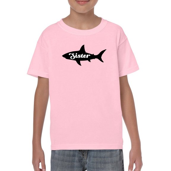 Sister Shark T-Shirt Juniors -Smartprints Designs, x-Large