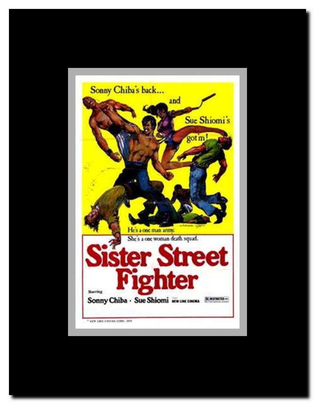 Sister Streetfighter Framed Movie Poster