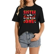 Sister Sweet One Berry First Strawberry Birthday Decorations T-Shirt