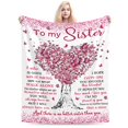 thumbnail image 1 of Sister Throw Blanket, Gifts For Men Women, Soft Warm Cozy Lightweight Fleece Throw Blankets Sherpa Fuzzy Stuff For Bed Sofa Couch Chair 60"X50", 1 of 7