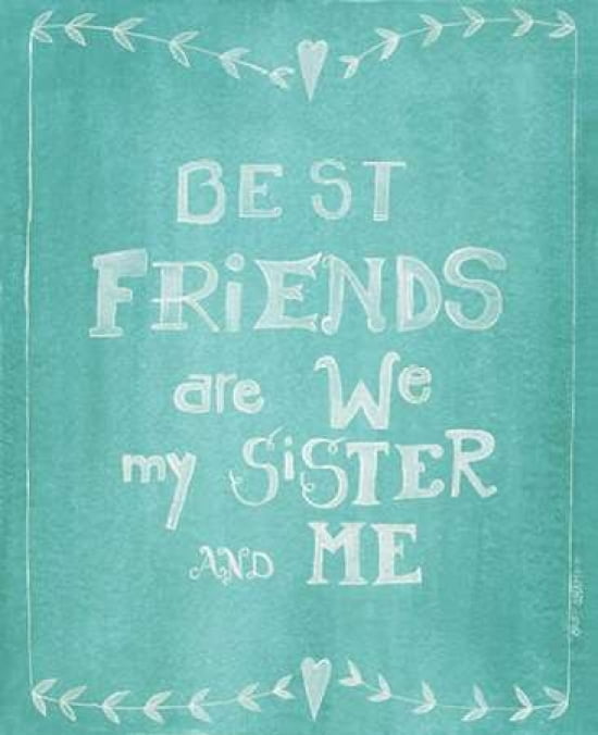 Sister and Me Canvas Art - Cindy Shamp (24 x 30)