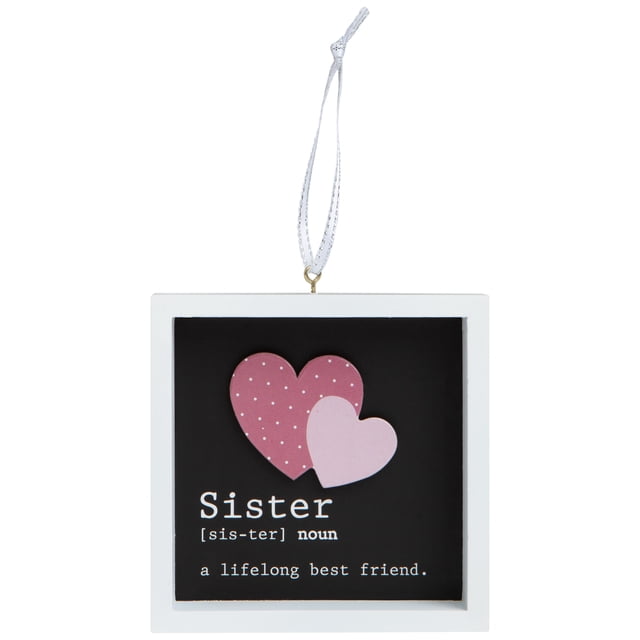 Sister is a Lifelong Friend Christmas Ornament by Holiday Time