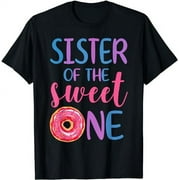 Sister of Sweet One 1st Birthday Matching Family Donut T-Shirt