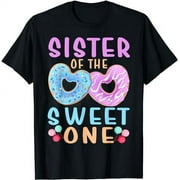Sister of Sweet One 1st First Birthday Matching Family Donut T-Shirt