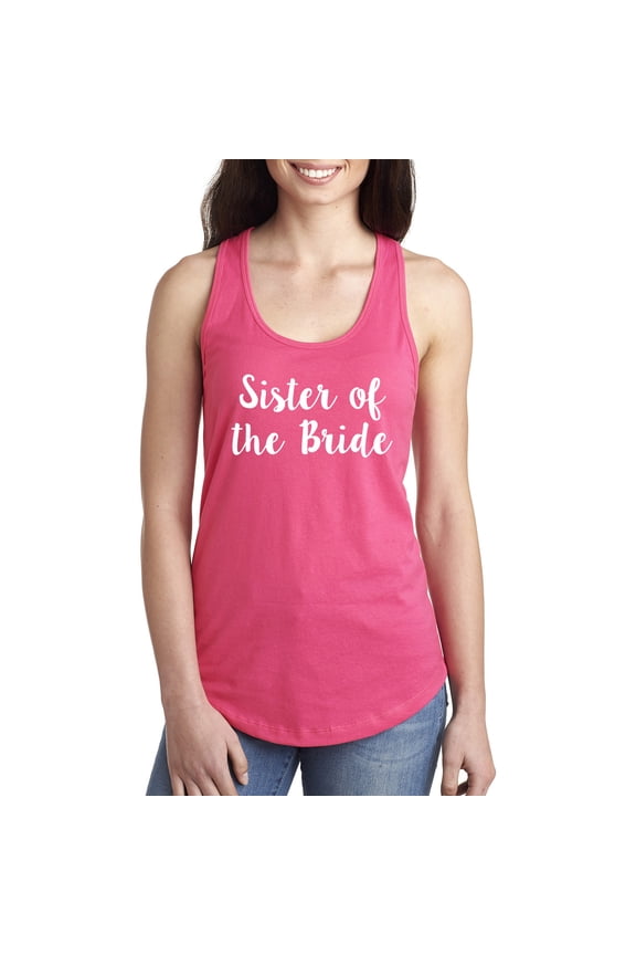Sister of the Bride Racerback Tank