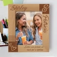 thumbnail image 1 of Sisters Are Friends We Have For A Lifetime Personalized Wooden Frame 8" x 10" Brown (Vertical), 1 of 1