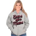 thumbnail image 1 of Sisters Before Misters Friends Family Zip Hoodie Sweatshirt Women Brisco Brands S, 1 of 6