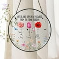 thumbnail image 1 of Sisters are Different Flowers from Same Garden Stained Glass Suncatcher, Friendship Gift, Custom Birth Month Flower, Sisters Decoration Gift 1857931632, 1 of 3