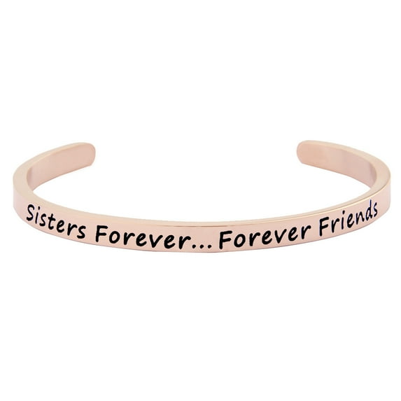 Sisters Forever Cuff Bracelet Forever Friend Bangle Friendship Gift