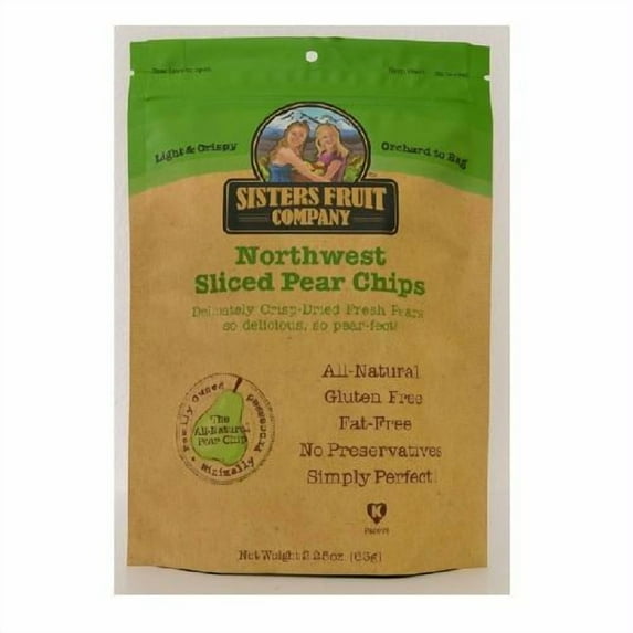 Sisters Fruit Company Northwest Pear Chips Sliced (12X2.25 OZ)