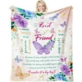 thumbnail image 1 of Sisters Gifts from Sister, Sister Birthday Gift Ideas, Best Gifts for Sisters from Brother, Birthday Gifts for Sister Adult, Unique Gift for Sisters, to My Sister Gifts Throw Blanket 60" x 50", 1 of 5