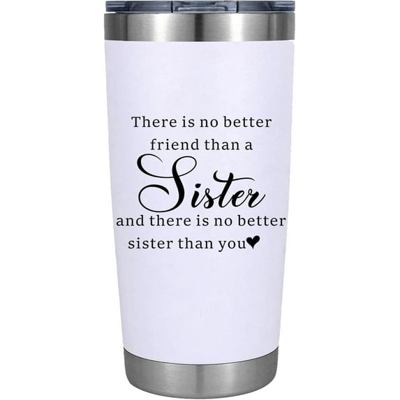 Sisters Gifts from Sister,20oz Tumbler Stainless Steel,Gifts for Sister Birthday,Christmas,Sister Gift,Sister-in-Law,Soul Sister Birthday Gifts