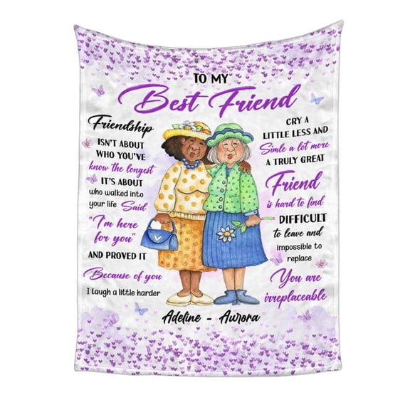 Sisters Under The Tree Best Friend Fleece Blanket, 50x60in Fleece Blanket