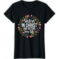 thumbnail image 1 of Sisters in Christ Are Sisters for Life Floral T-Shirt, 1 of 4