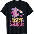thumbnail image 1 of Sistersaurus Sister Saurus Dinosaur Unisex T-Shirt for Men Women Kids, 1 of 5