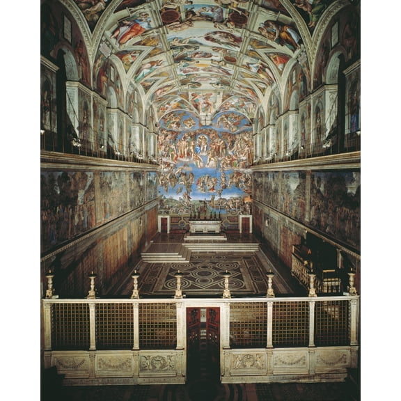 Sistine Chapel (Cappella Sistina) Poster Print (18 x 24)