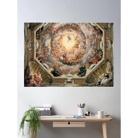 Sistine Chapel Ceiling Michelangelo Poster Wall Art Modern Wall Decor Wall Art