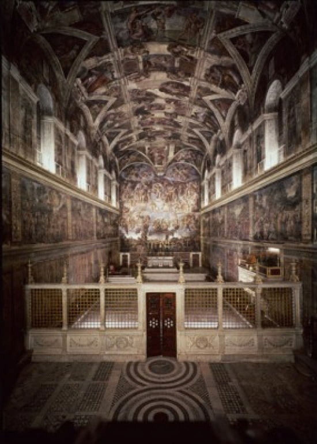 Sistine Chapel Michelangelo Buonarroti (1475-1564 Italian) Sistine Chapel Vatican City Canvas Art - Michelangelo Buonarroti (24 x 36)