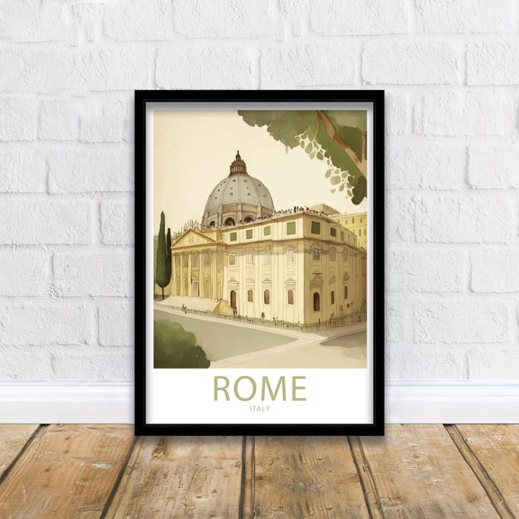 Sistine Chapel Rome Poster Home Décor Sistine Chapel Rome Wall Art Sistine Chapel Rome Wall Decor Rome Italy Print Gift Rome Italy Print, Poster Only