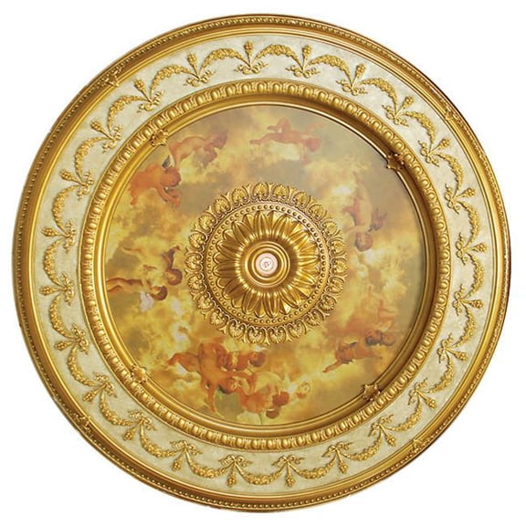 Sistine Round Medallion, Multi Color