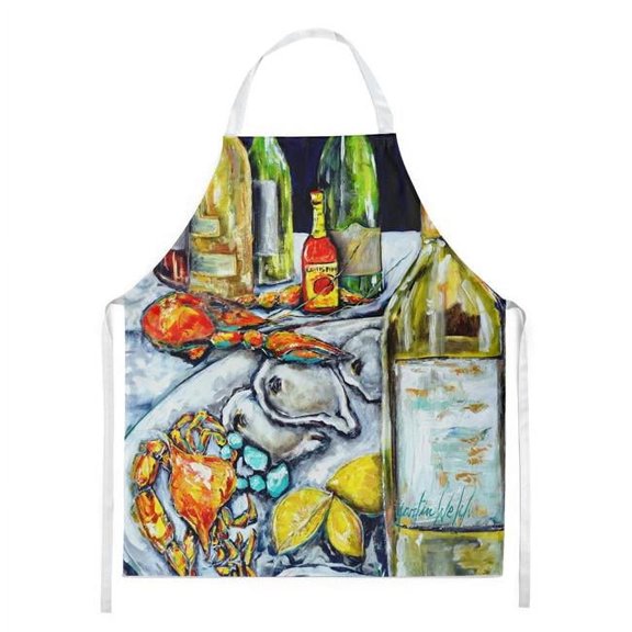 Sit A Spell Seafood Dinner Apron 27 in x 30 in