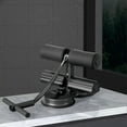 thumbnail image 1 of Sit Up Assist Device, Abdominal Workout Equipment, Stainless Steel & Sponge Support, Double Suction Cup Base, 3 Adjustable Heights, Core Trainer for Home Gym, Non-Slip Floor Fitness Gear, 1 of 8