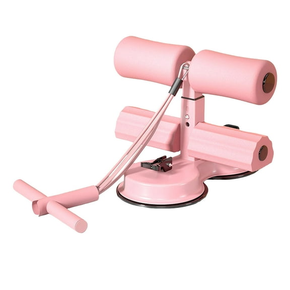 Sit Up Bar Floor, Portable Sit Up Exercise Equipment with Resistance Band Abdominal , Abs Master Assistant Device for Home Workout with Massage Roller