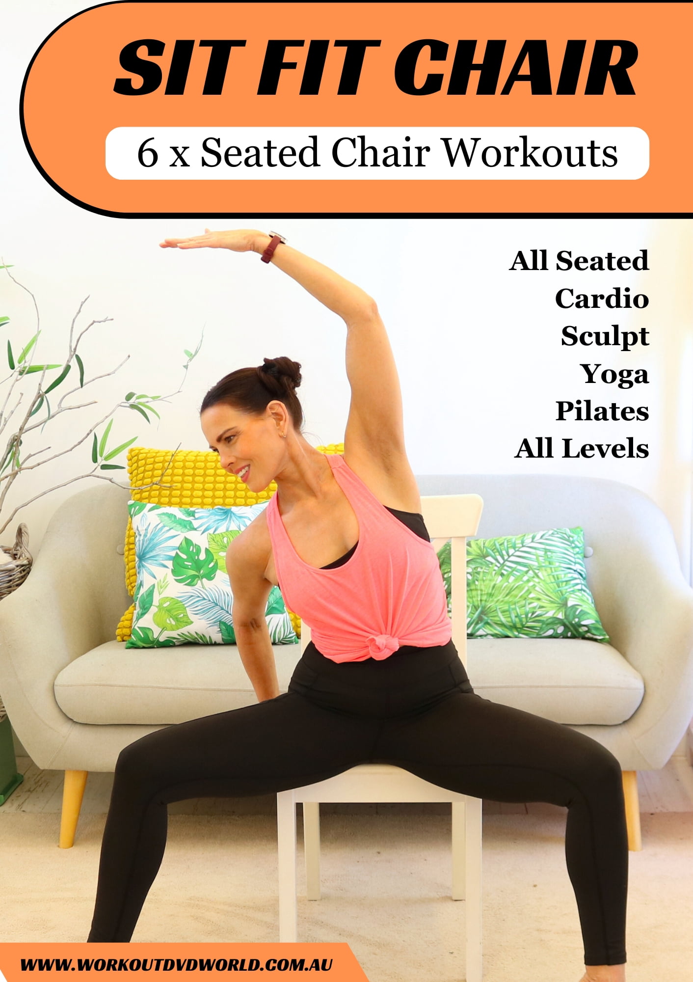 522528 Sit Fit Chair Workout Series 6 Workouts - Barlates Body Blitz - Walmart.com
