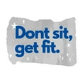 thumbnail image 1 of Don't Sit Get Fit Health Gym Fitness Quote Vinyl Wall Design Wall Art Sticker Designs Vinyl Stickers For Home House Walls Rooms Windows Bedroom Decoration Size (28x28 inch), 1 of 3