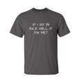 thumbnail image 1 of Sit In Rice Sarcastic Humor Graphic Novelty Super Soft Ring Spun Funny T Shirt, 1 of 3