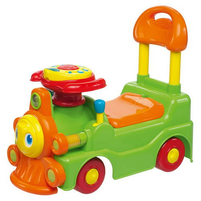Interactive Sit N Ride Train for Baby Walker Play Toy for Toddlers Walmart