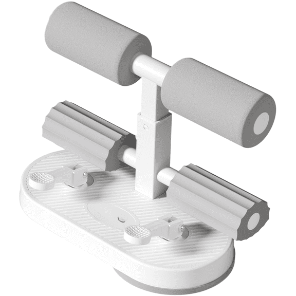 Sit Up Assistant Bar with Adjustable Height Settings for Core Strengthening Workouts Including Sit Ups and Planks (Gray)