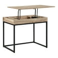 thumbnail image 1 of Sit and Stand Desk in Engineered Wood Brown Finish KD, 1 of 7