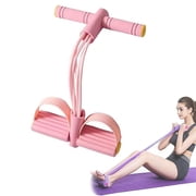 Sit-up Exercise Resistance Band Pedal,Upgrade 6-Tubes Multifunction Tension Rope,At Home Workout Equipment for Abdomen, Waist, Arm, Leg