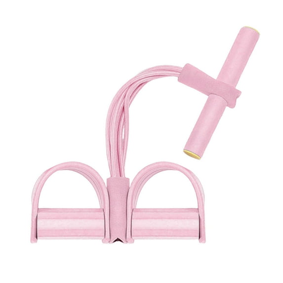 Sit-up Pedal Puller Resistance Band with Handle Multifunction 4/6-Tube Elastic Yoga Pull Rope Men Women Pedal Tensioner Exerciser Workout Equipment