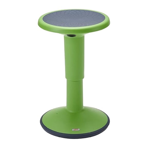 SitWell Wobble Stool, Adjustable Height, Active Seating, Grassy Green
