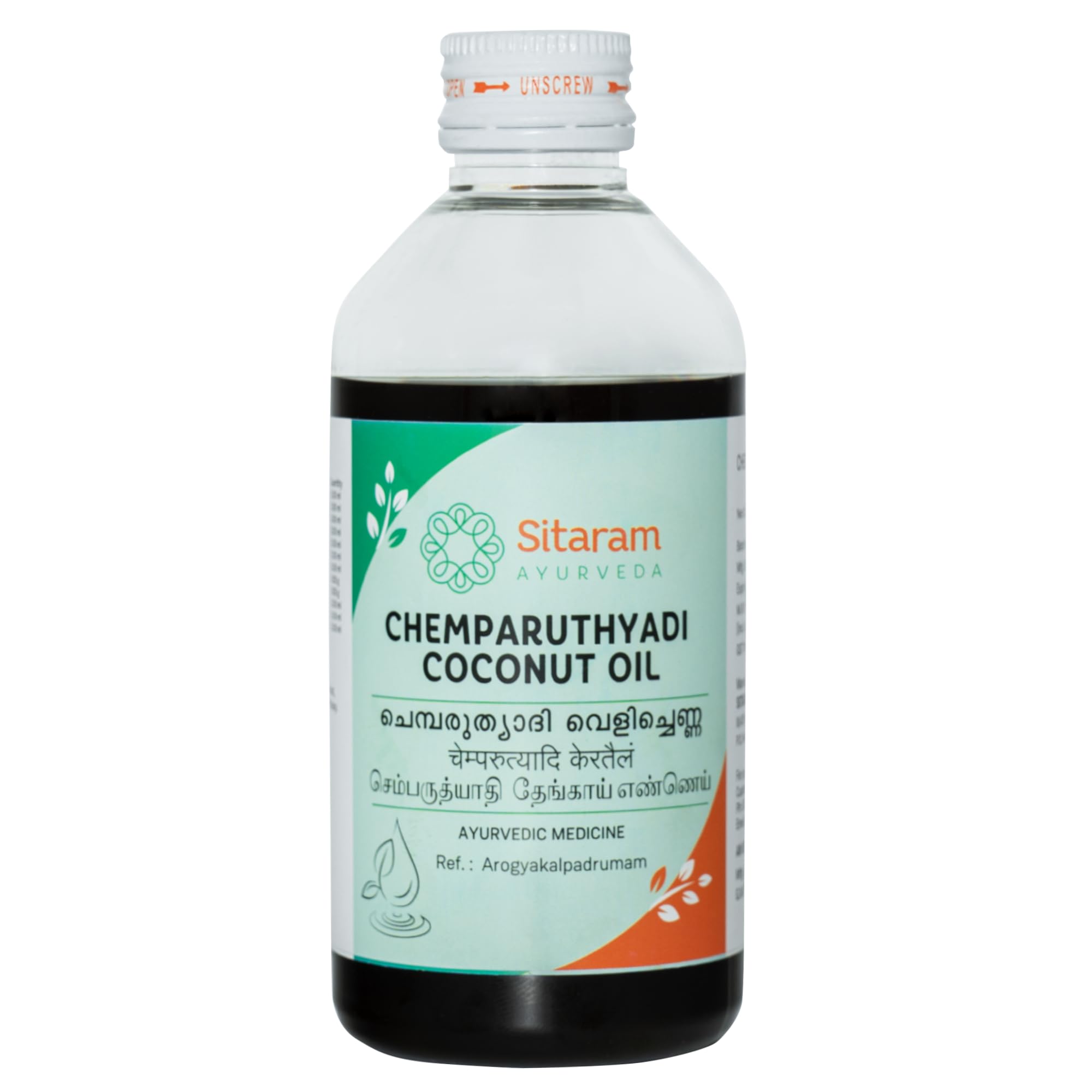 Sitaram Ayurveda Chemparuthyadi Coconut Oil 200Ml