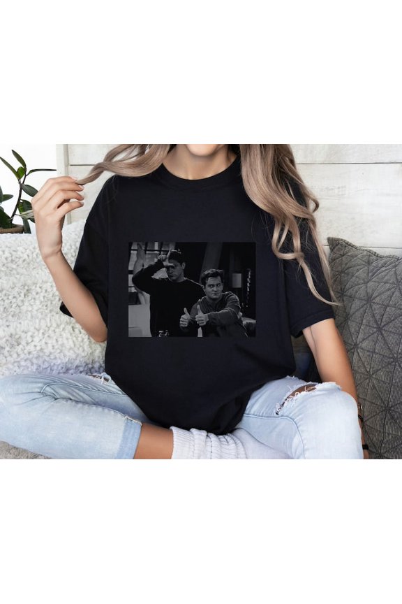 Sitcom Best Friends Duo Inspired Graphic Design Everyday T-Shirt