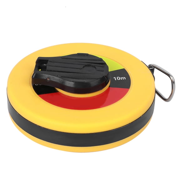 Site Measurement Fiberglass Tape Measure Soft Measuring Tool Dual Scale Metric Centimeter Ruler for Surveying Construction Road Building 32 ft 10 m