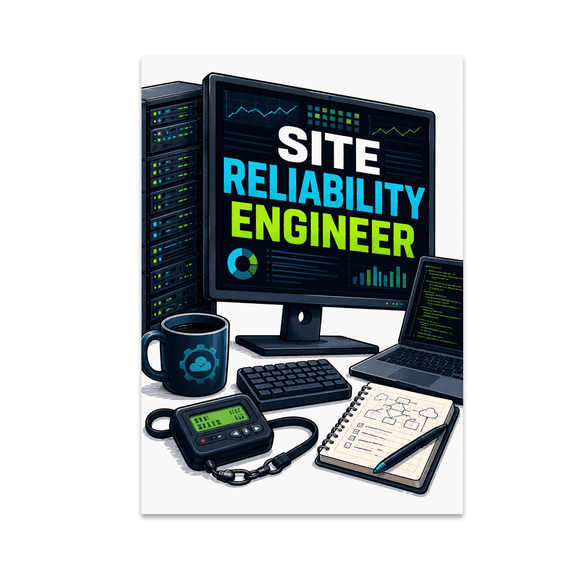 Site Reliability Engineer Tech Wall Art - Tech Enthusiast - 13x19 Poster Print