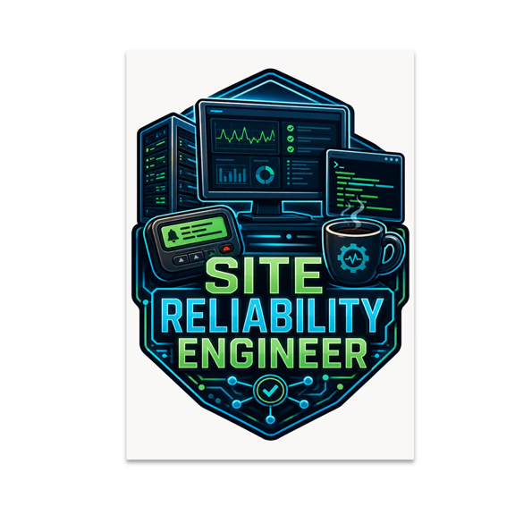 Site Reliability Engineer Tech Wall Art - Tech Enthusiast - 13x19 Poster Print