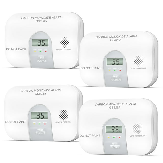 Siterwell Carbon Monoxide Alarm, 10 Year Life CO Detector with LCD