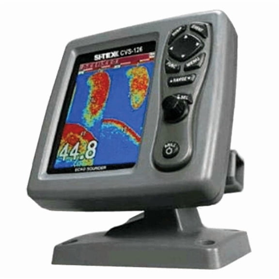 Si-Tex CVS-126 Fishfinder, 5.7" 600W 50/200KHz, No Xdcr
