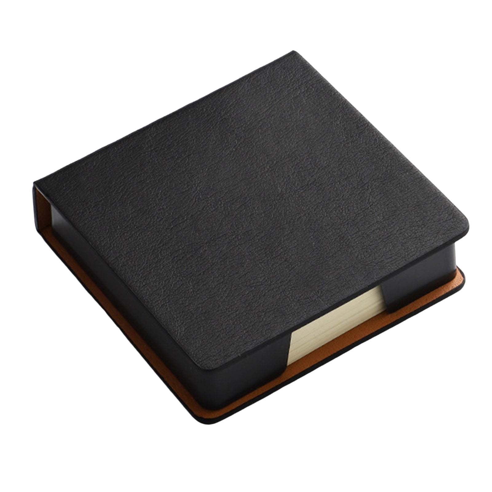 Sitikel Note Box 180 Sheets Holder with Lid Cover Imitation Leather ...