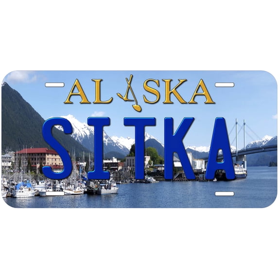 Sitka AK TAG01 Novelty Car Auto License Plate