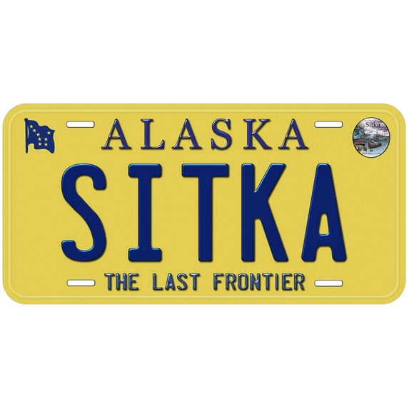 Sitka AK TAG04 Novelty Car Auto License Plate
